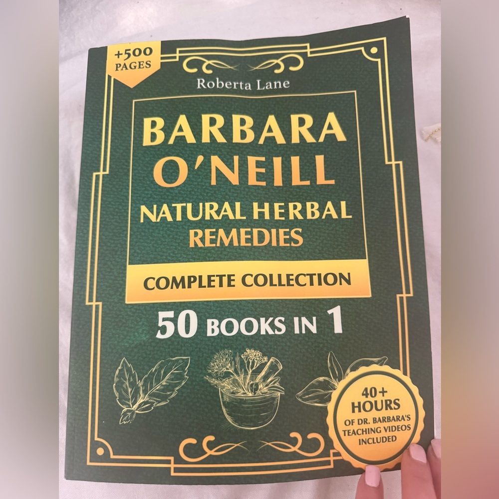 Barbara O'Neill Natural Herbal Remedies Book